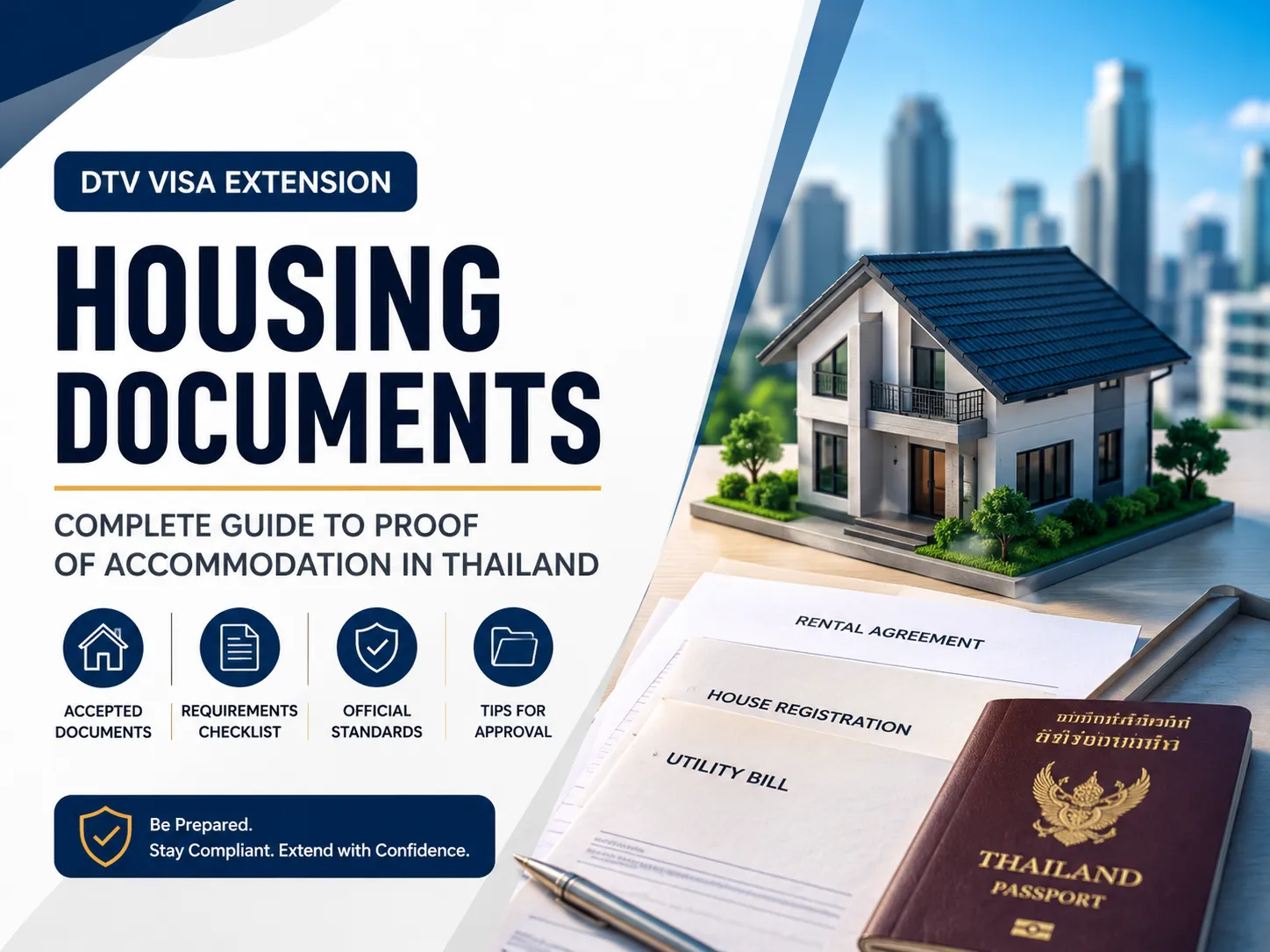 DTV Visa Extension Housing Documents: Chaeng Wattana Guide