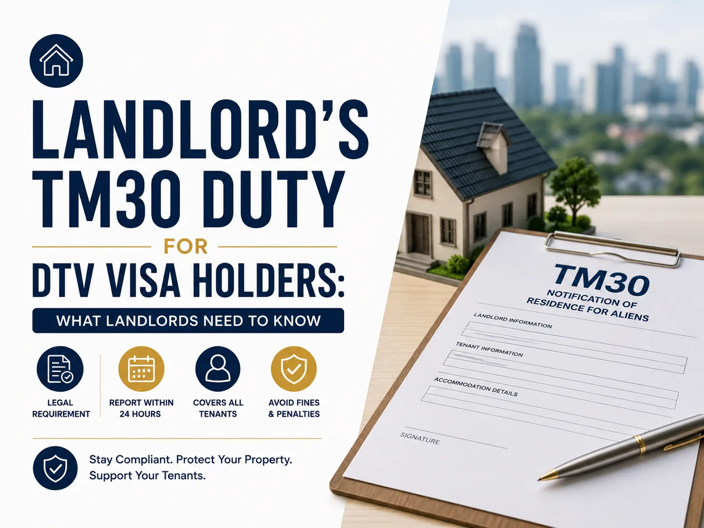 Landlord's TM30 Duty for DTV Visa Holders: Lease Guide